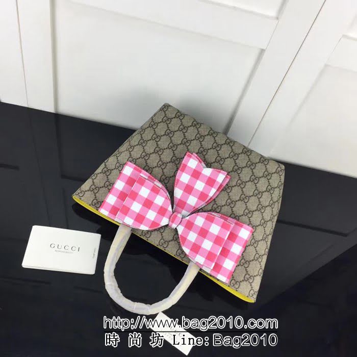GUCCI古馳原單 新款專櫃品質原單貨實物實拍501804粉蝴蝶手提購物袋 HY1245